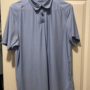 Rhone Men's Blue Polo Shirt